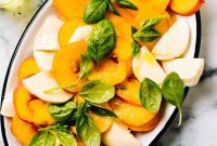 Summer Peach Caprese
