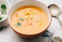 Tropical Sweet Potato and Corn Chowder