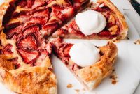 Golden Flaky Strawberry Tart