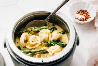 Irresistible Vegetarian Tortellini Soup Slow Cooker Magic