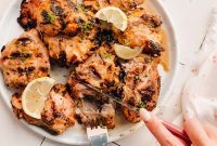 Golden Glazed Honey Mustard Chicken Thighs