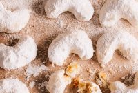Kourabiedes Traditional Greek Christmas Butter Cookies