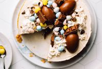 Festive No-Bake Easter Egg Cheesecake