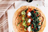 Vibrant Mexican Rice Bean and Greens Burritos