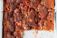 Yogurt-Kissed Strawberry Rhubarb Cake