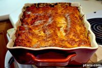 Savory Roasted Eggplant and Portobello Lasagna