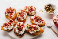 Jeweled Goat Cheese with Pomegranate and Pistachios