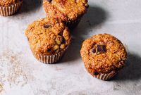Golden Banana Bran Muffins