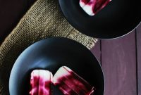 Creamy Blackberry Swirl Fro-Yo Pops