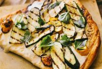 Charred Summer Zucchini Pizza