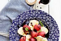 Homemade Balsamic Drizzled Watermelon Basil Salad