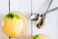 Homemade Peach Snow Cone Delight