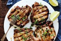 Zesty Grilled Jerk Pork Chops