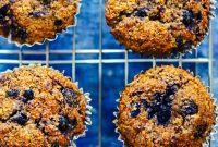 Classic Moist Blueberry Bran Muffins