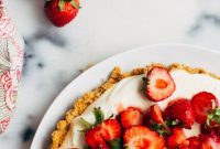 Decadent Strawberry White Chocolate Mousse Tart