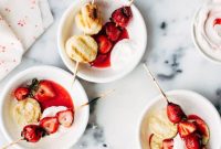 Flame-Kissed Strawberry Shortcake Skewers