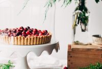 Tangy Cranberry & Toasted Nut Tart