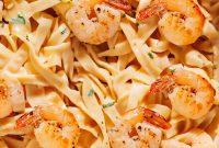 Zesty Lemon Cream Shrimp Pasta