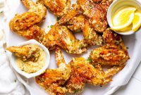 Crispy Garlic Parmesan Wings