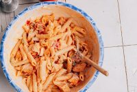 Zingy Buffalo Chicken Pasta Medley