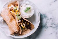 Cheesy Beef and Rice Meal Prep Burritos