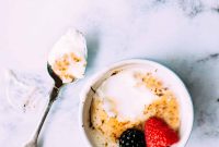 Golden-Topped Yogurt Treat