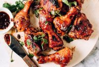 Sticky BBQ Chicken Drumsticks and Thighs