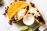 Authentic Mexican Ground Beef Tacos
