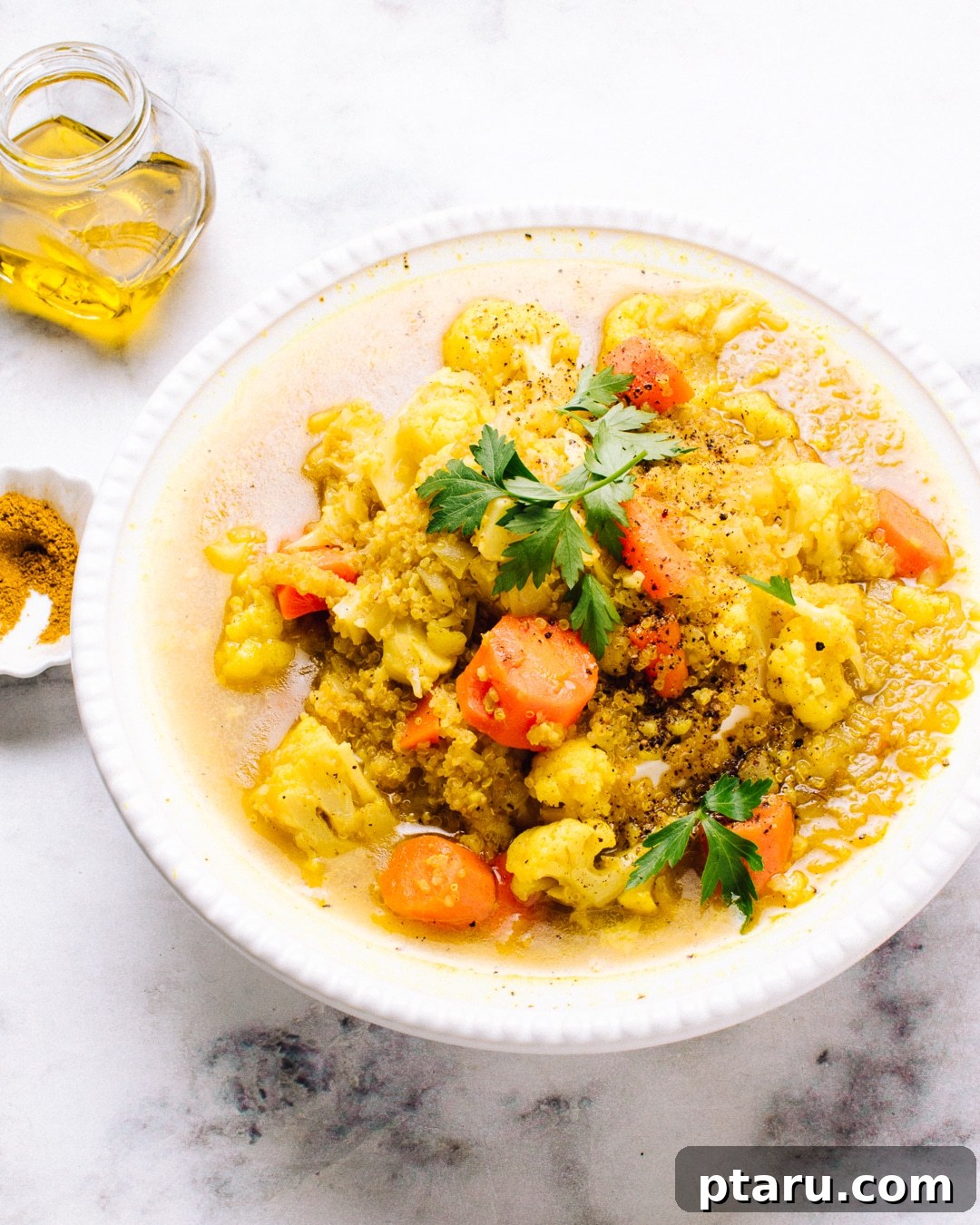 Fragrant Cauliflower Quinoa Curry Soup 2 Delicious and Wholesome Curried Cauliflower and Quinoa Soup Recipe