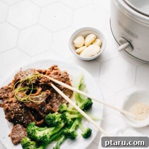 Slow Cooker Korean Ribs - finished dish