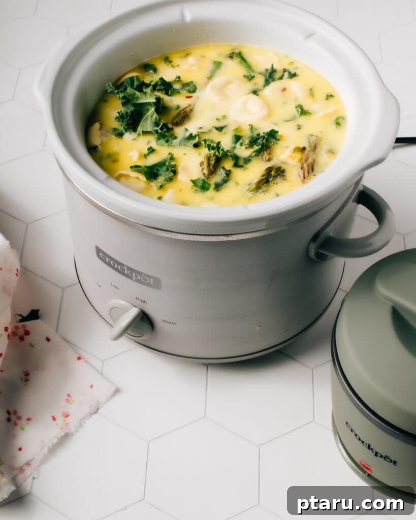 Irresistible Vegetarian Tortellini Soup Slow Cooker Magic 4 Crockpot Tortellini Soup