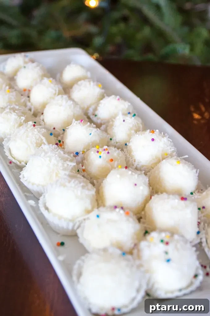 Effortless Festive Bites: 15+ No-Bake Christmas Sweets 22 Plate of No-Bake Rafaello Coconut Balls Recipe