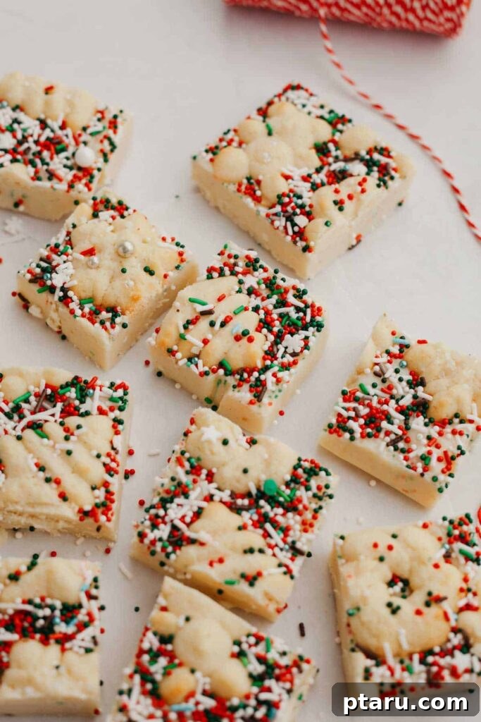 Effortless Festive Bites: 15+ No-Bake Christmas Sweets 24 No-bake Christmas Cookie Fudge in pieces