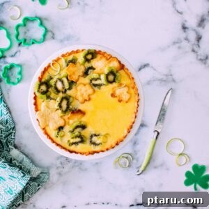 Kiwi and Lime Curd Tart