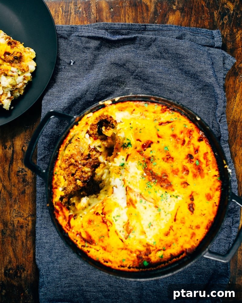 Hellenic Shepherds Pie 8 An older photo of Greek Shepherds Pie, evoking nostalgia