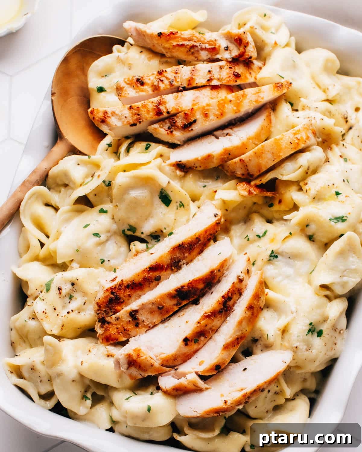 Creamy Asiago Tortelloni Alfredo with Grilled Chicken 9 Olive Garden Asiago Tortelloni Alfredo with Grilled Chicken.