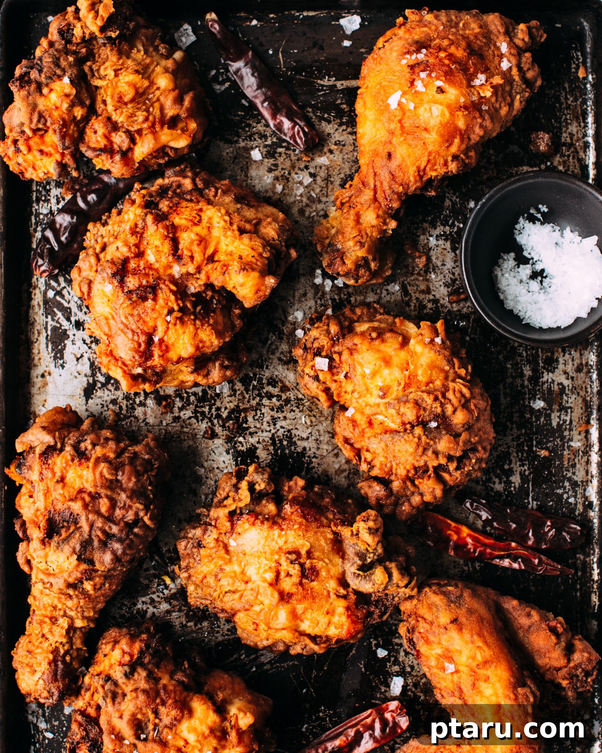 Tandoori Fried Chicken 3 Close-up of Tandoori Fried Chicken pieces