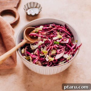Zesty Fish Taco Slaw 7 Cabbage slaw for fish tacos.