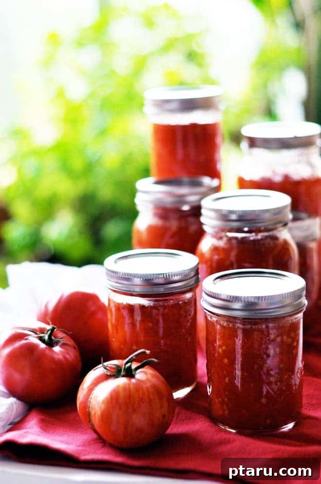 Capture Summer's Flavor: A Guide to Home Tomato Canning 2 A bountiful harvest of fresh, organic, locally grown red tomatoes.