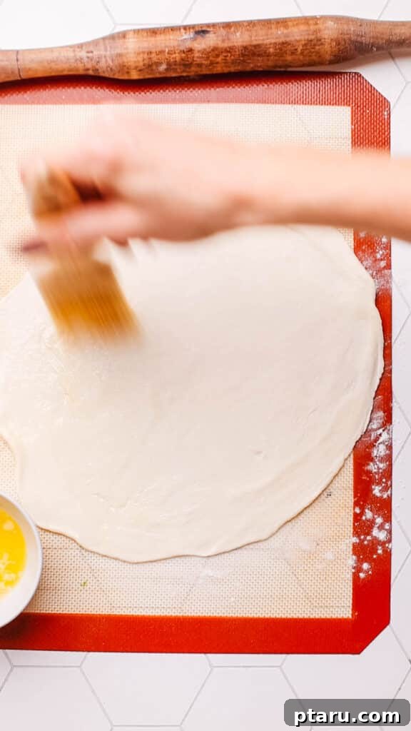 Paratha Golden Layered Indian Flatbread 12 Brush paratha dough with melted butter.
