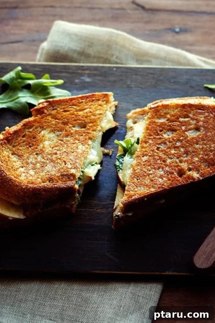 Apple Cheddar Melt 4 A gourmet twist on a classic comfort food. This quick and easy Apple Cheddar Grilled Cheese Sandwich Recipe is perfect for a delicious lunch.