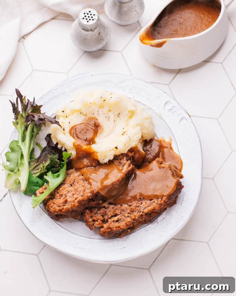 31 Delicious Sides to Elevate Your Meatloaf 2 Meatloaf with Brown Gravy