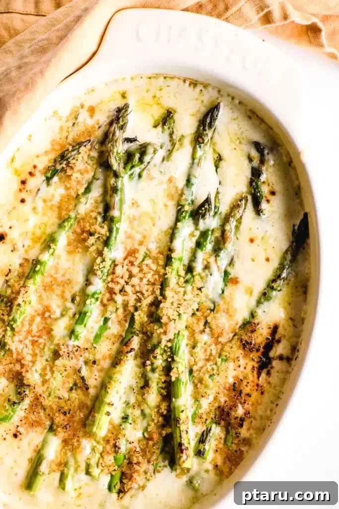 31 Delicious Sides to Elevate Your Meatloaf 23 Asparagus gratin.