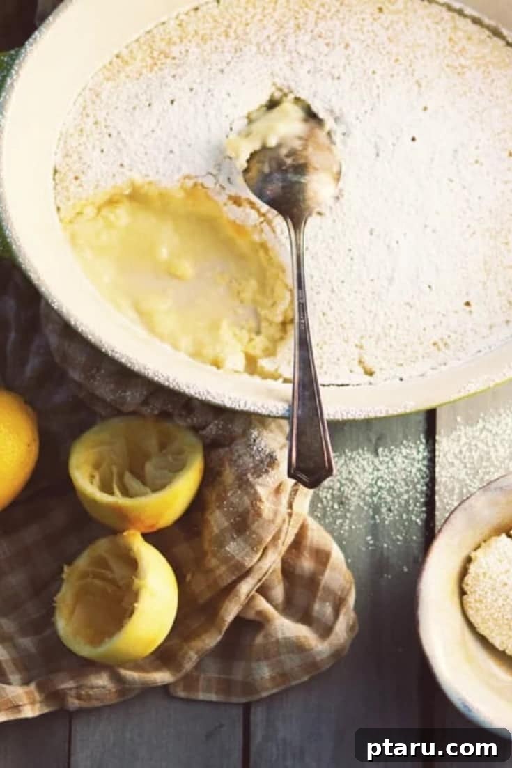 Golden Lemon Dream Cake 6 A delicious homemade Lemon Pudding Cake, light and fluffy, baked to perfection. Get this amazing recipe now!