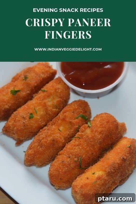 Over 50 Irresistible Paneer Recipes 18 Crispy Paneer Fingers, golden and crunchy.