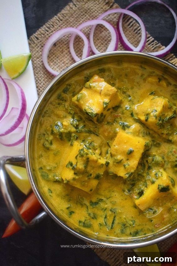 Over 50 Irresistible Paneer Recipes 34 Methi Paneer, rich and aromatic.