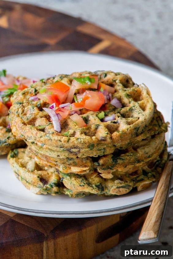 Over 50 Irresistible Paneer Recipes 48 Paneer-filled Waffles, golden and inviting.