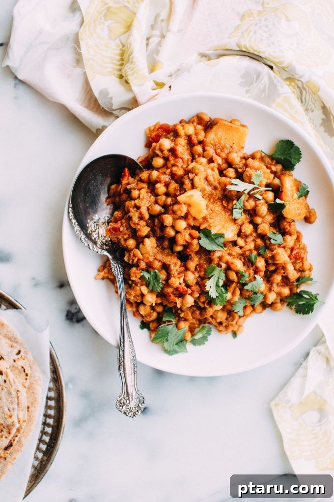 Irresistible Indian Dinners, Made Simple 12 Delicious Indian Chickpea Curry, also known as Chana Masala.