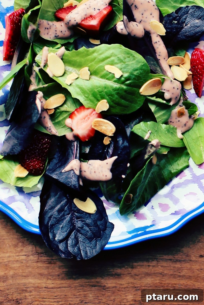 Vibrant Strawberry Salad with a Rhubarb Kick 5 Ingredients for rhubarb vinaigrette arranged on a table