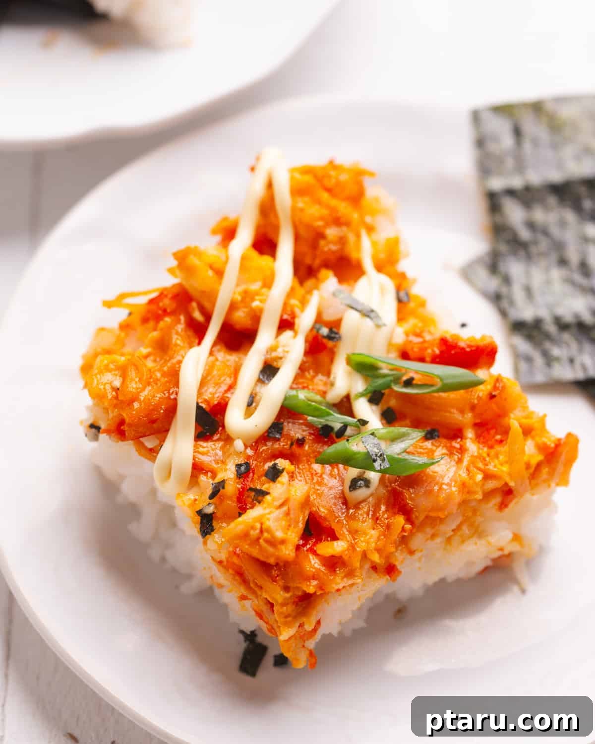 Viral TikTok Sushi Bake 2 Delicious and creamy sushi bake, fresh out of the oven, ready to be served with nori sheets.